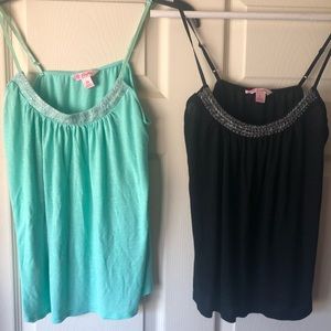 2 Spaghetti Strap Tank Tops - Bundle